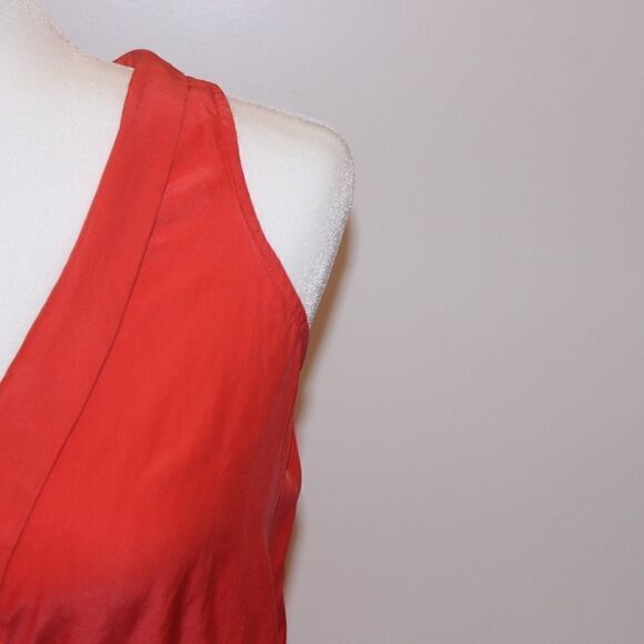 Parker Orange  Silk Mini Dress Women Size Small - Picture 4 of 14